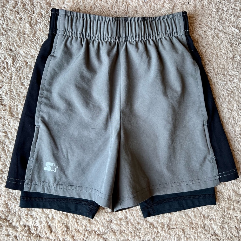 Starter Dri-Star Youth Running Shorts With Back Zipper Sz XS